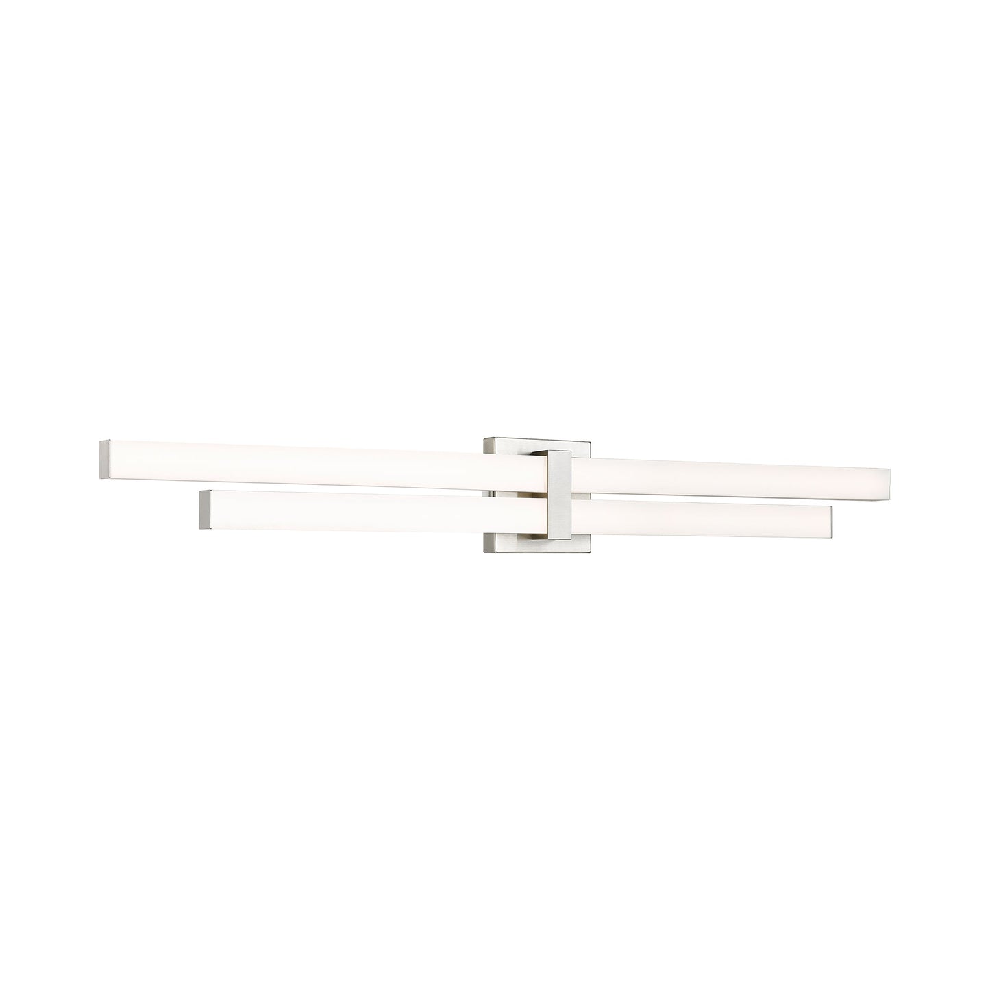 Zane LED Bath Vanity Light in Brushed Nickel (40-Inch).