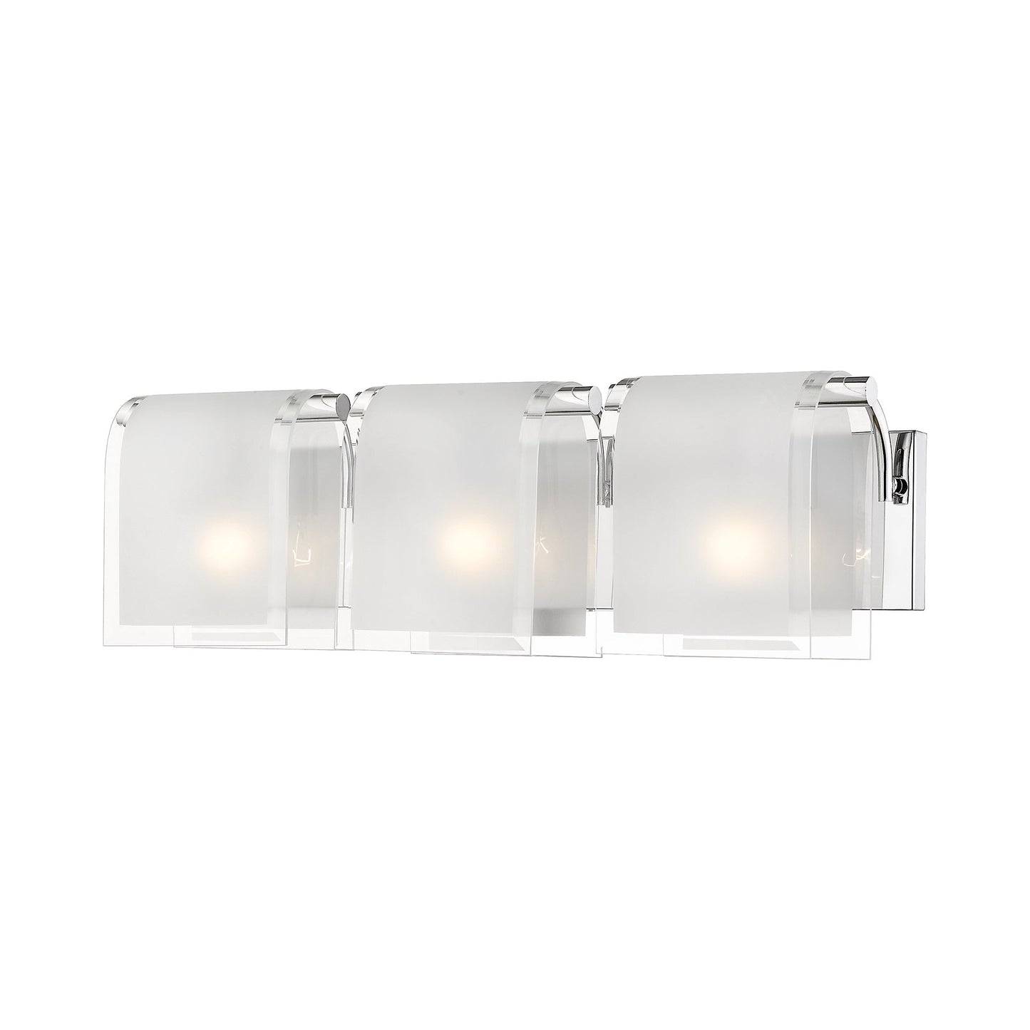 Zephyr Bath Vanity Light in Chrome (3-Light).