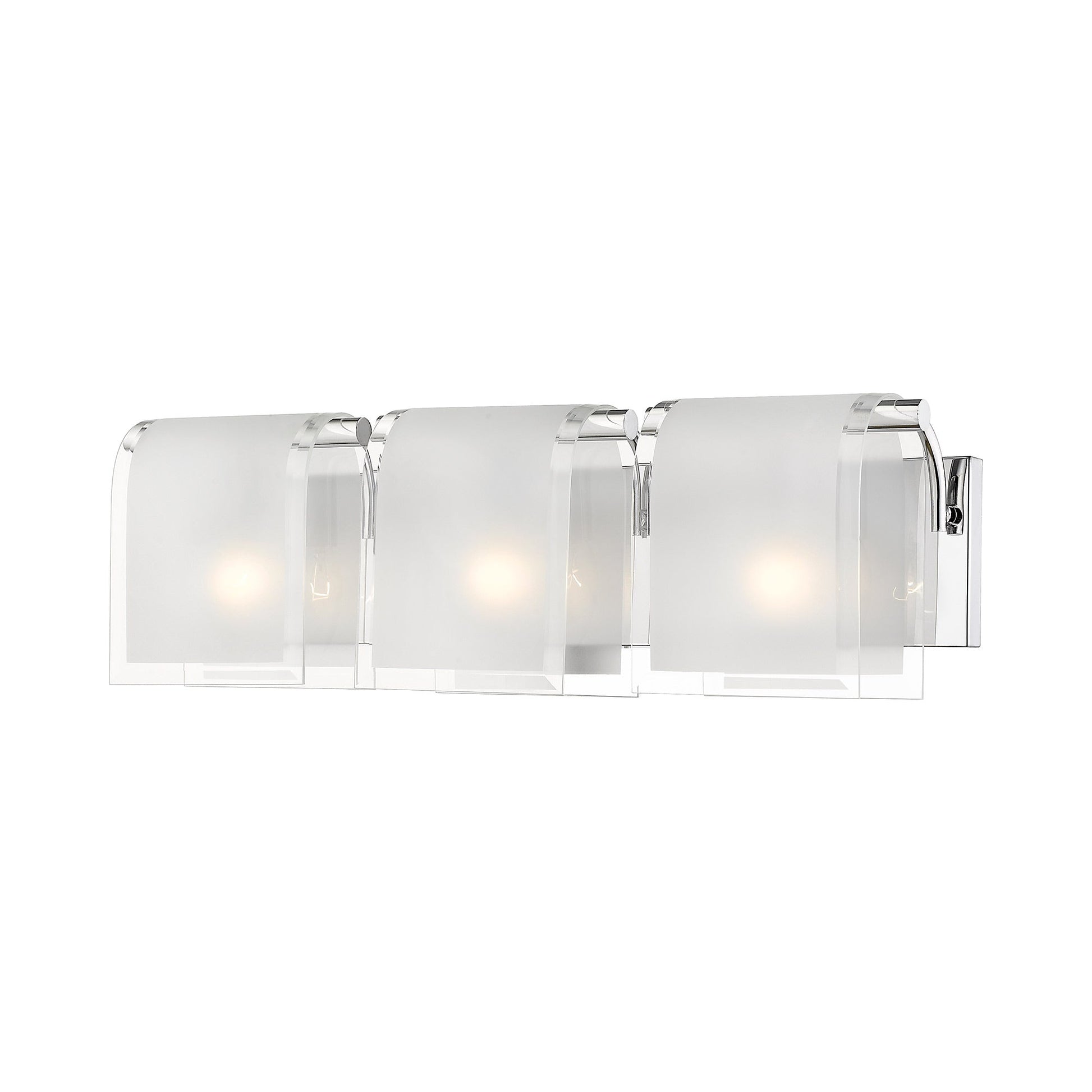 Zephyr Bath Vanity Light in Chrome (3-Light).