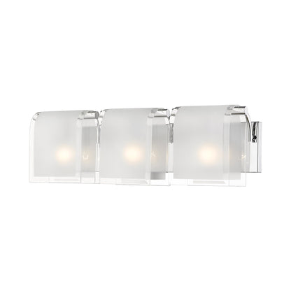 Zephyr Bath Vanity Light in Chrome (3-Light).