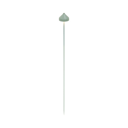 Amelie Outdoor Rechargeable LED Floor Lamp in Mint Green.
