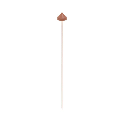Amelie Outdoor Rechargeable LED Floor Lamp in Terracotta.