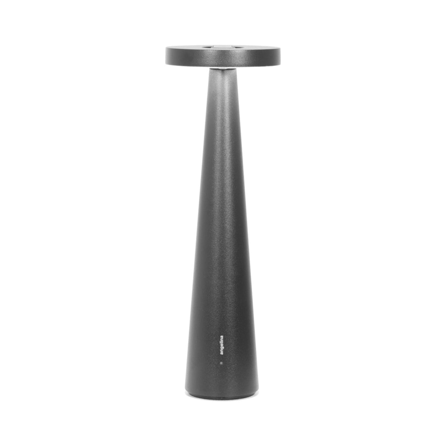Angelina Pro Rechargeable LED Table Lamp in Black.