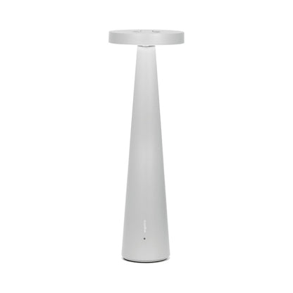 Angelina Pro Rechargeable LED Table Lamp in Gray.