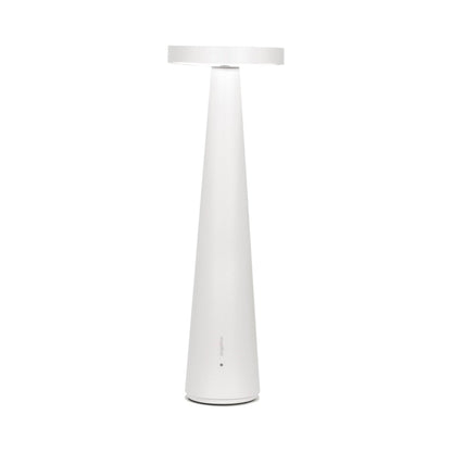 Angelina Pro Rechargeable LED Table Lamp in White.