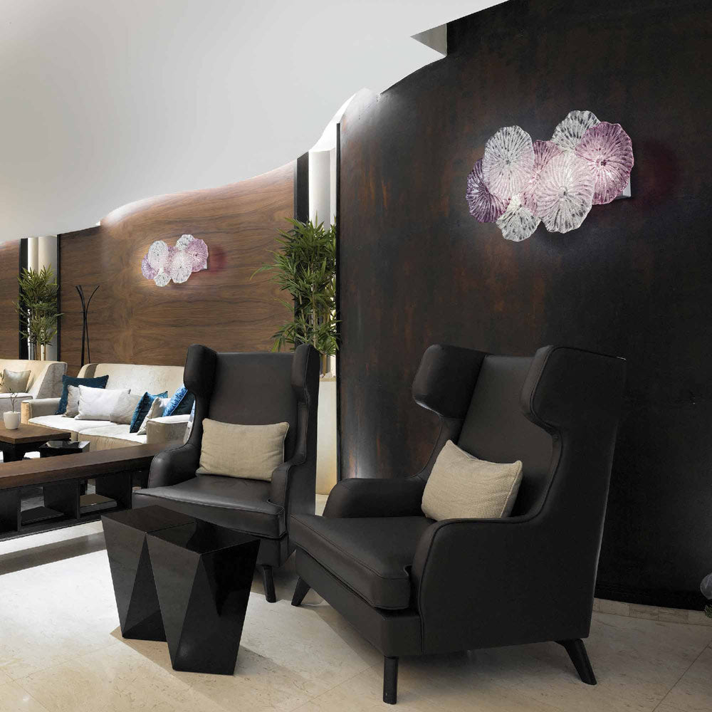 Mariposa LED Ceiling/Wall Light in living room.