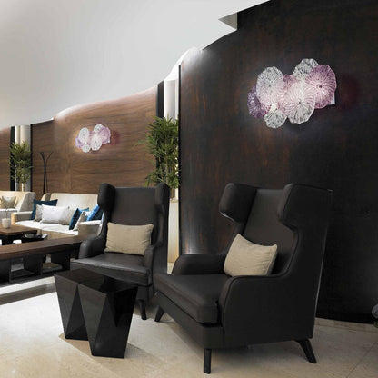 Mariposa LED Ceiling/Wall Light in living room.