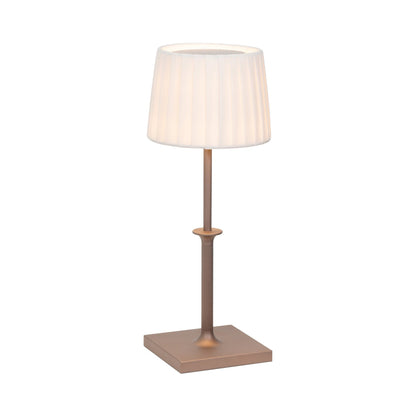 Poldina Classic LED Rechargeable Table Lamp in Bronze.