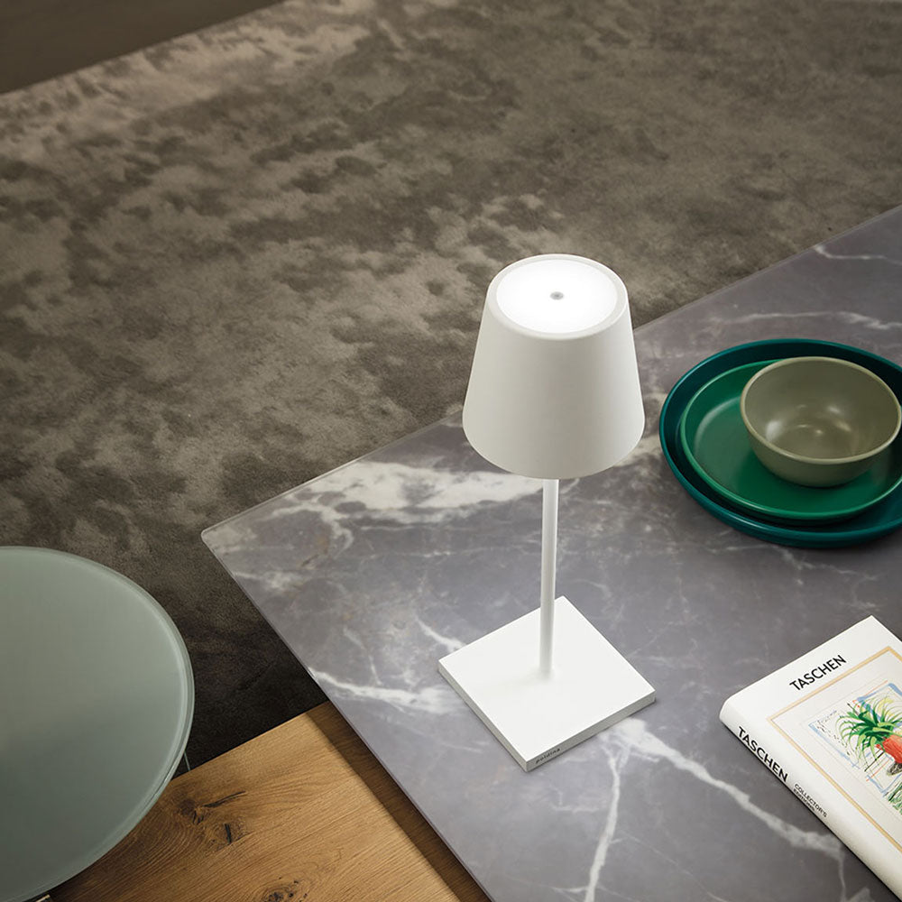 Poldina L LED Desk Lamp in exhibition.