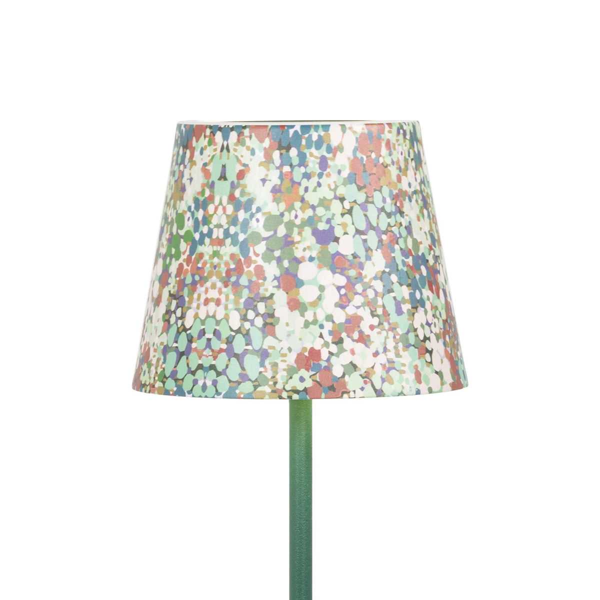 Poldina Pro Metal Shade in Dark Green Flowers.