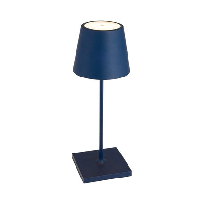 Poldina Pro Mini LED Table Lamp in Steel Blue.