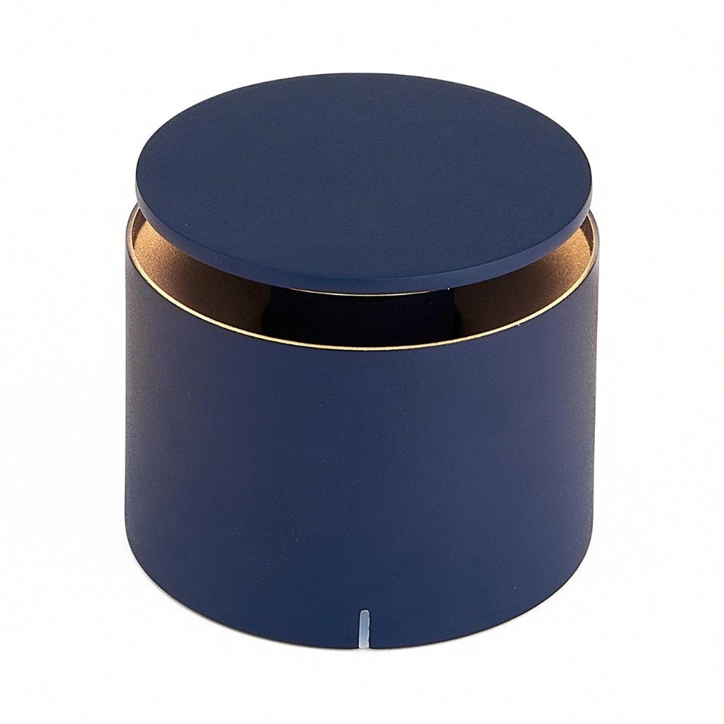PushUp Pro LED Table Lamp in Steel Blue.