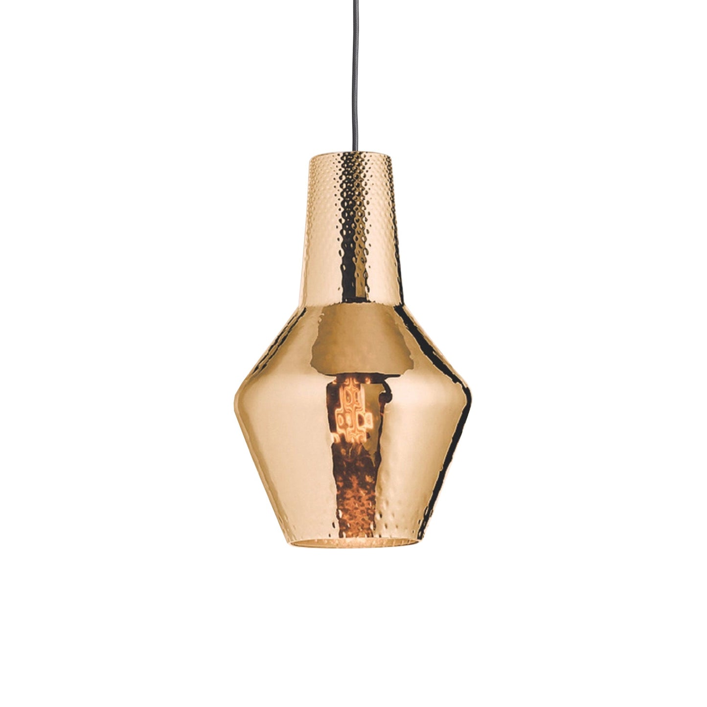 Romeo Pendant Light in Metallic Antique Gold.