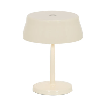 Sister Light Wi-Fi Mini Outdoor Rechargeable LED Table Lamp in Ivory.