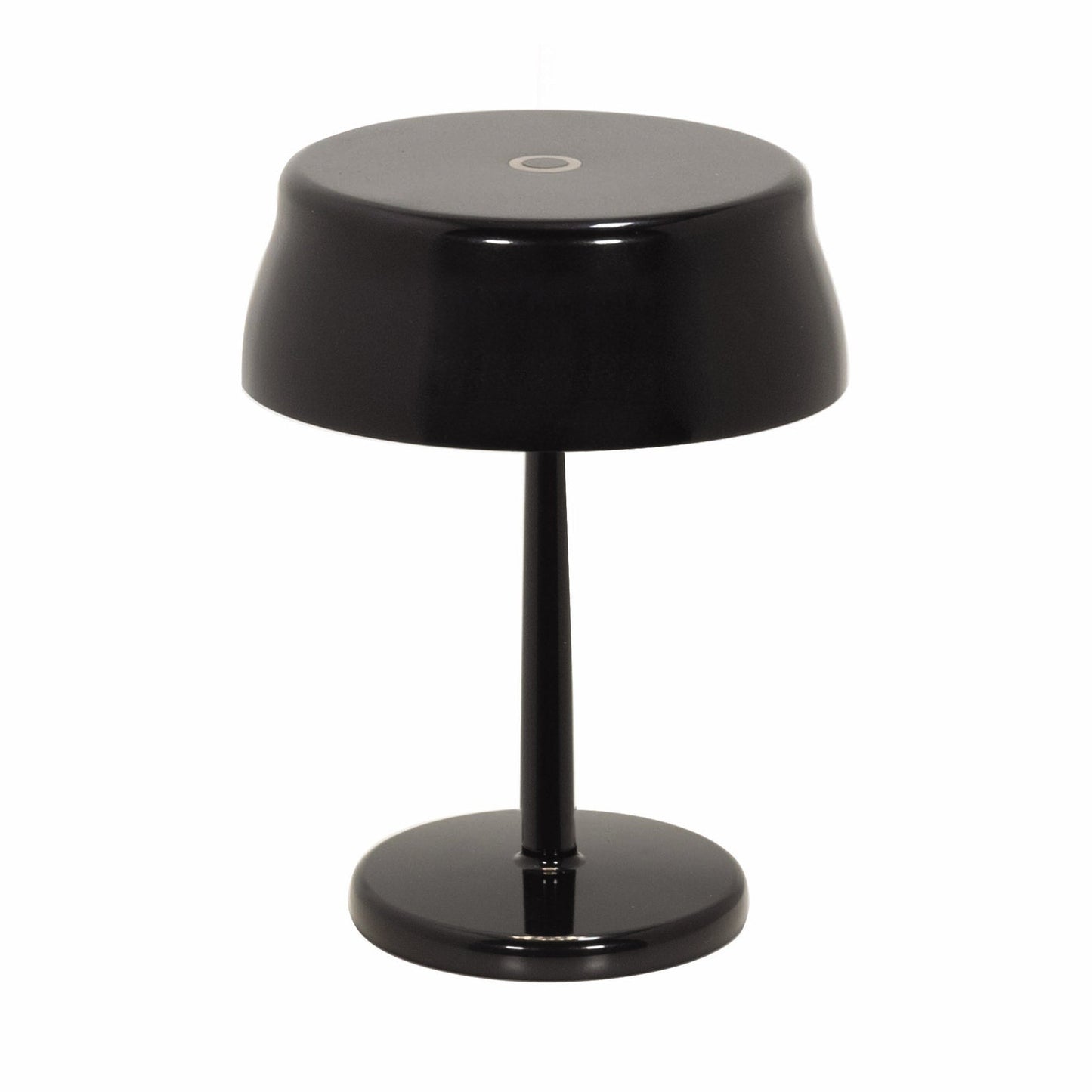 Sister Light Wi-Fi Mini Outdoor Rechargeable LED Table Lamp in Pearl Black.