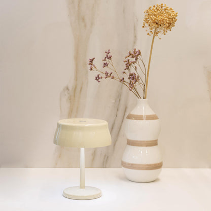 Sister Light Wi-Fi Mini Outdoor Rechargeable LED Table Lamp in changing room.