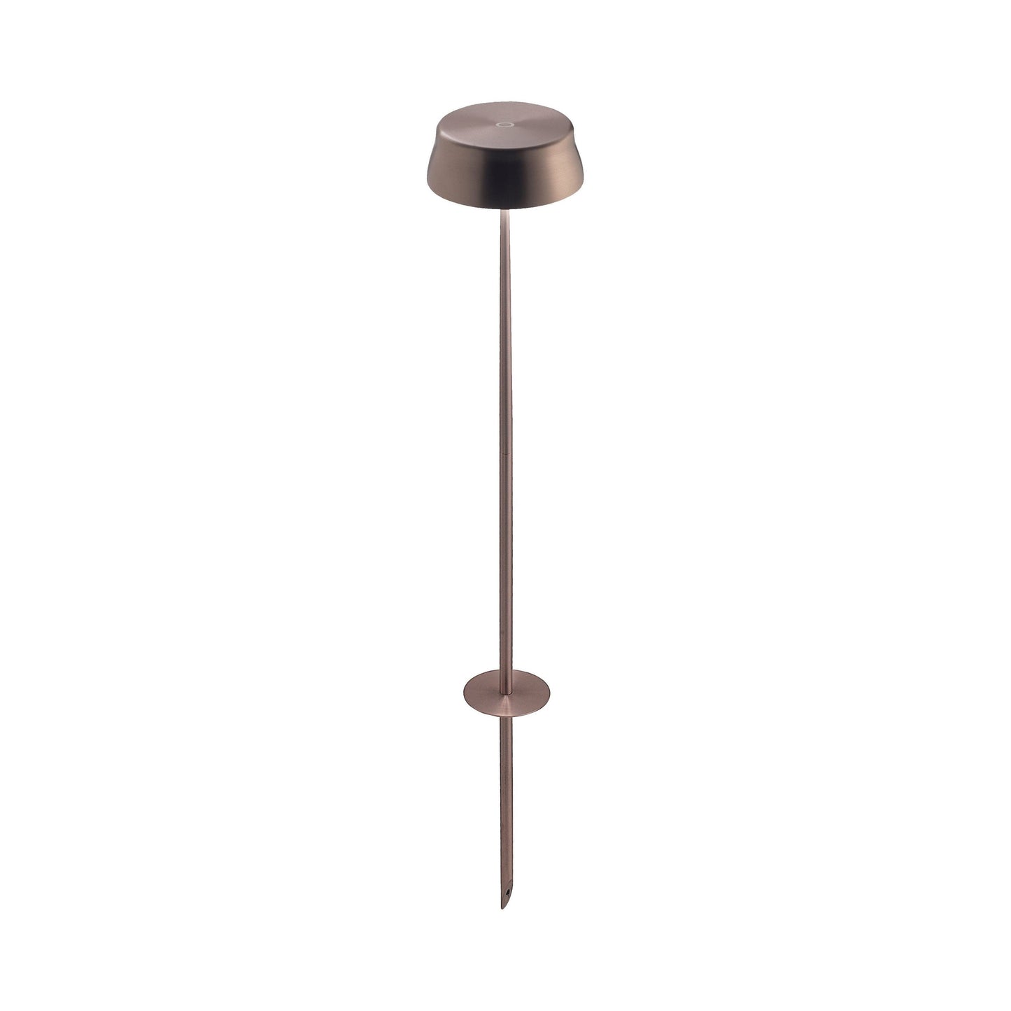 Sister Light Wi-Fi Outdoor Rechargeable LED Floor Lamp in Anodized Copper.