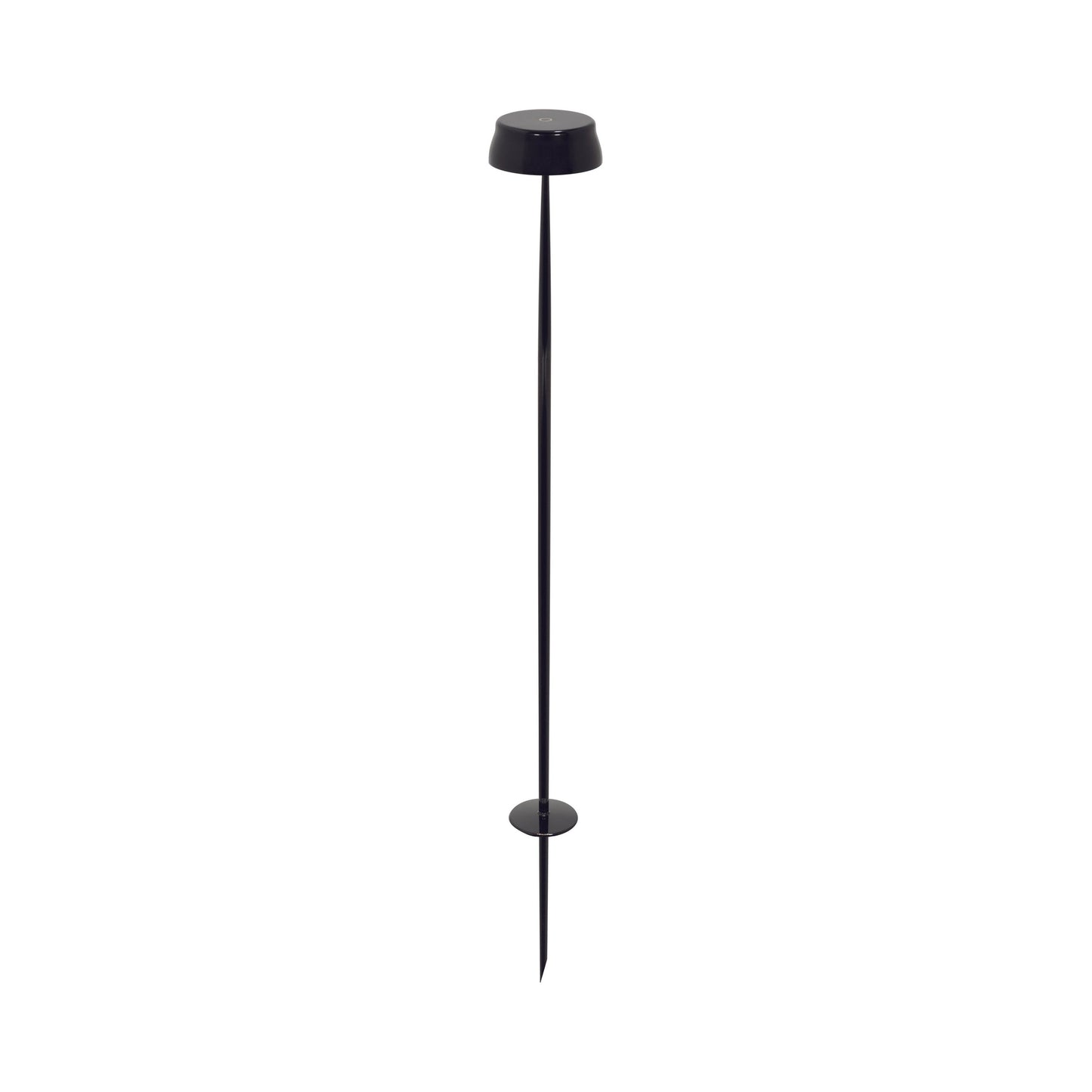 Sister Light Wi-Fi Outdoor Rechargeable LED Floor Lamp in Pearl Black.