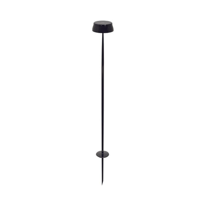 Sister Light Wi-Fi Outdoor Rechargeable LED Floor Lamp in Pearl Black.