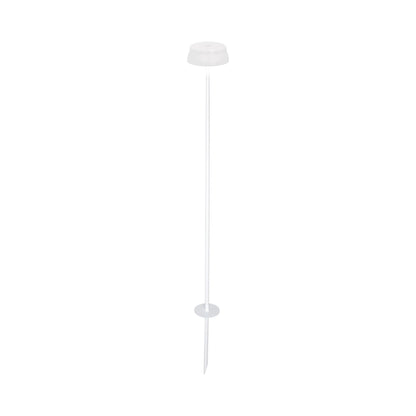 Sister Light Wi-Fi Outdoor Rechargeable LED Floor Lamp in Pearl White.