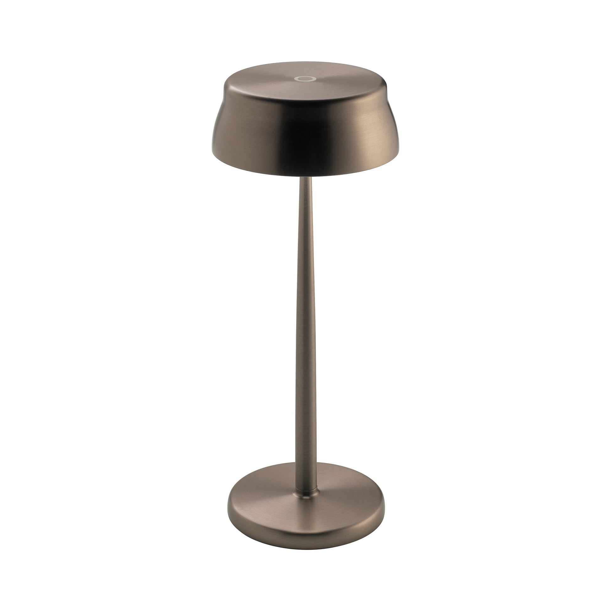 Sister Light Wi-Fi Outdoor Rechargeable LED Table Lamp in Anodized Copper.
