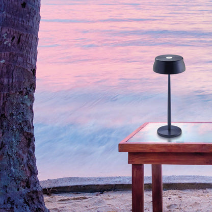 Sister Light Wi-Fi Outdoor Rechargeable LED Table Lamp in Outdoor Area.