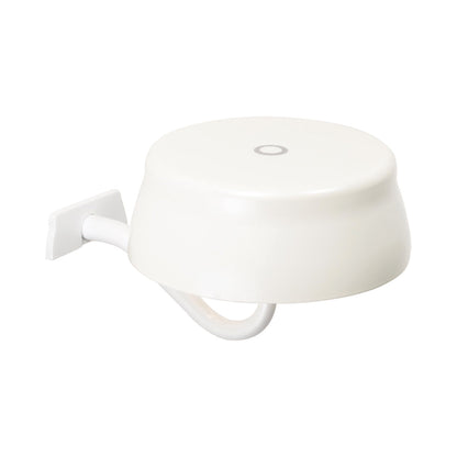 Sister Light Wi-Fi Outdoor Rechargeable LED Wall Light in Pearl White.