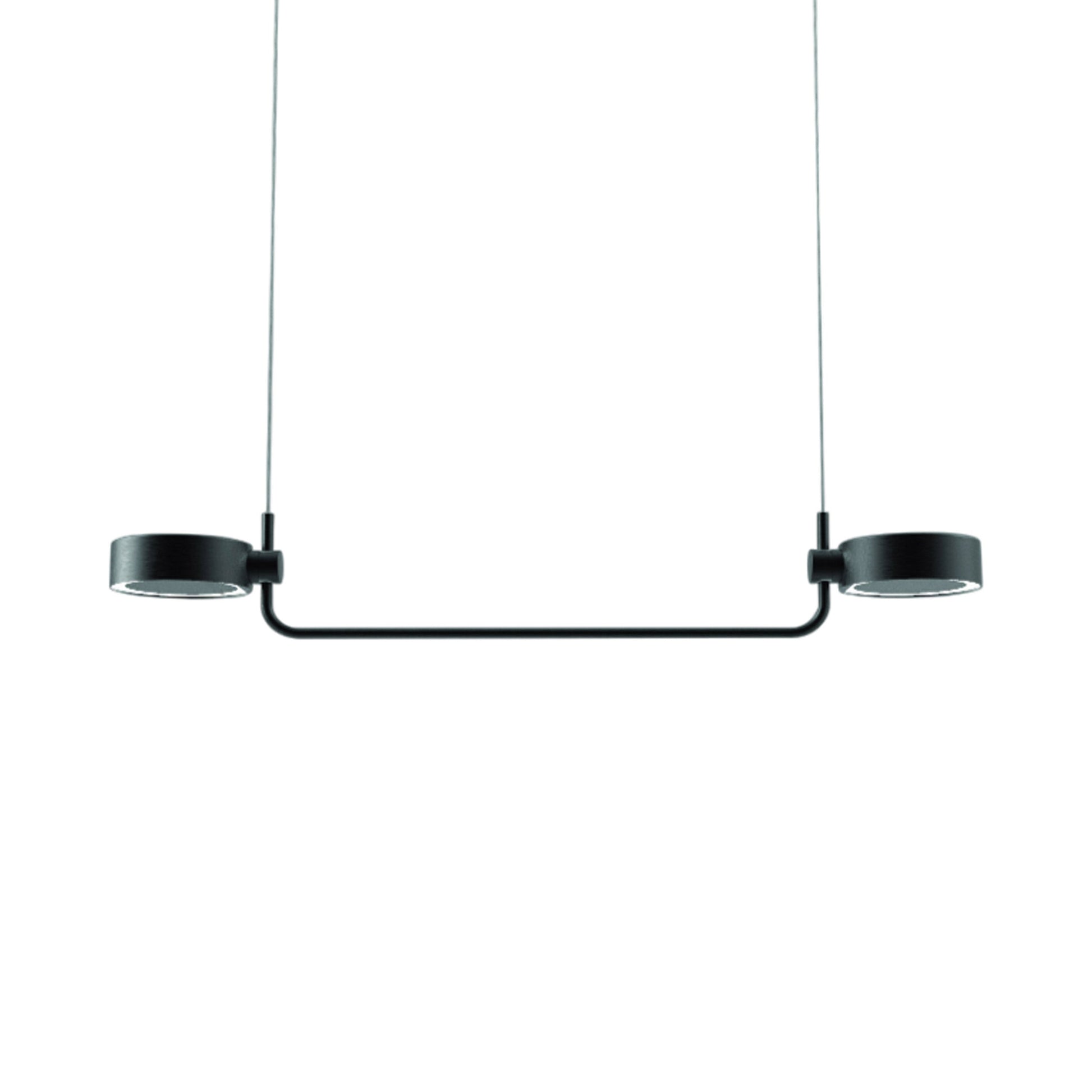 Super O Outdoor Rechargeable LED Pendant Light in Black.