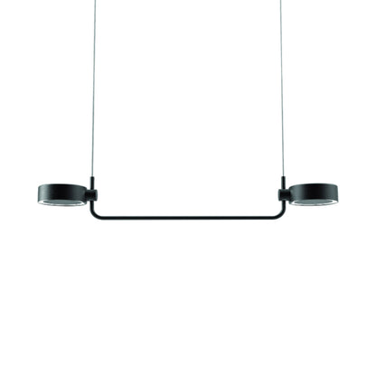 Super O Outdoor Rechargeable LED Pendant Light in Black.