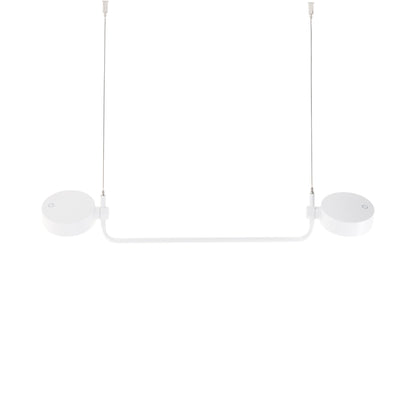 Super O Outdoor Rechargeable LED Pendant Light in White.