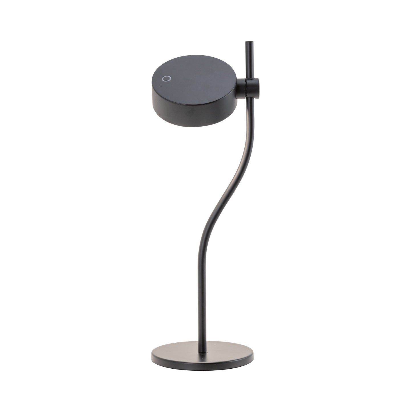 Super O Outdoor Rechargeable LED Table Lamp in Black.