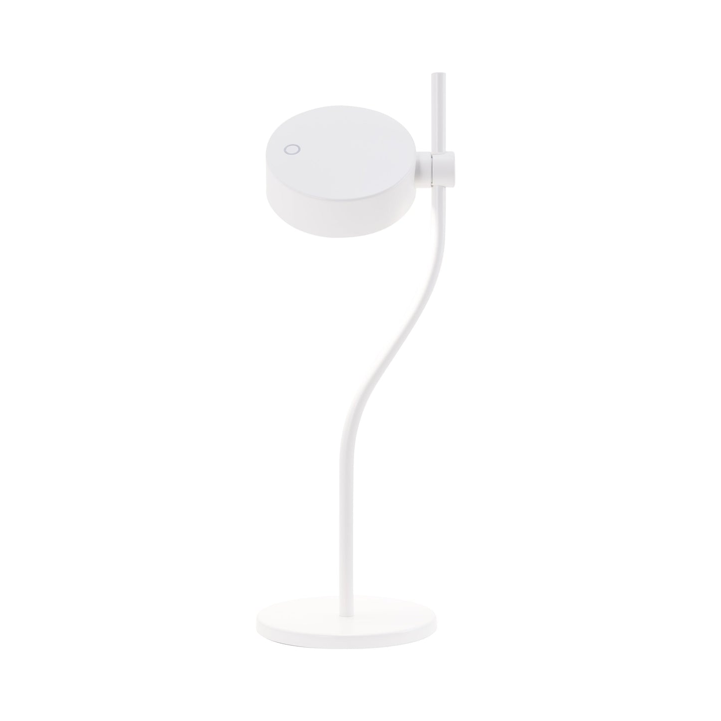 Super O Outdoor Rechargeable LED Table Lamp in White.