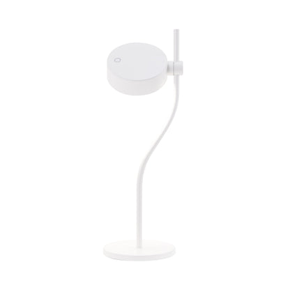 Super O Outdoor Rechargeable LED Table Lamp in White.