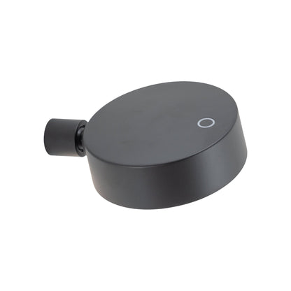 Super O Outdoor Rechargeable LED Wall Light in Black/Short.