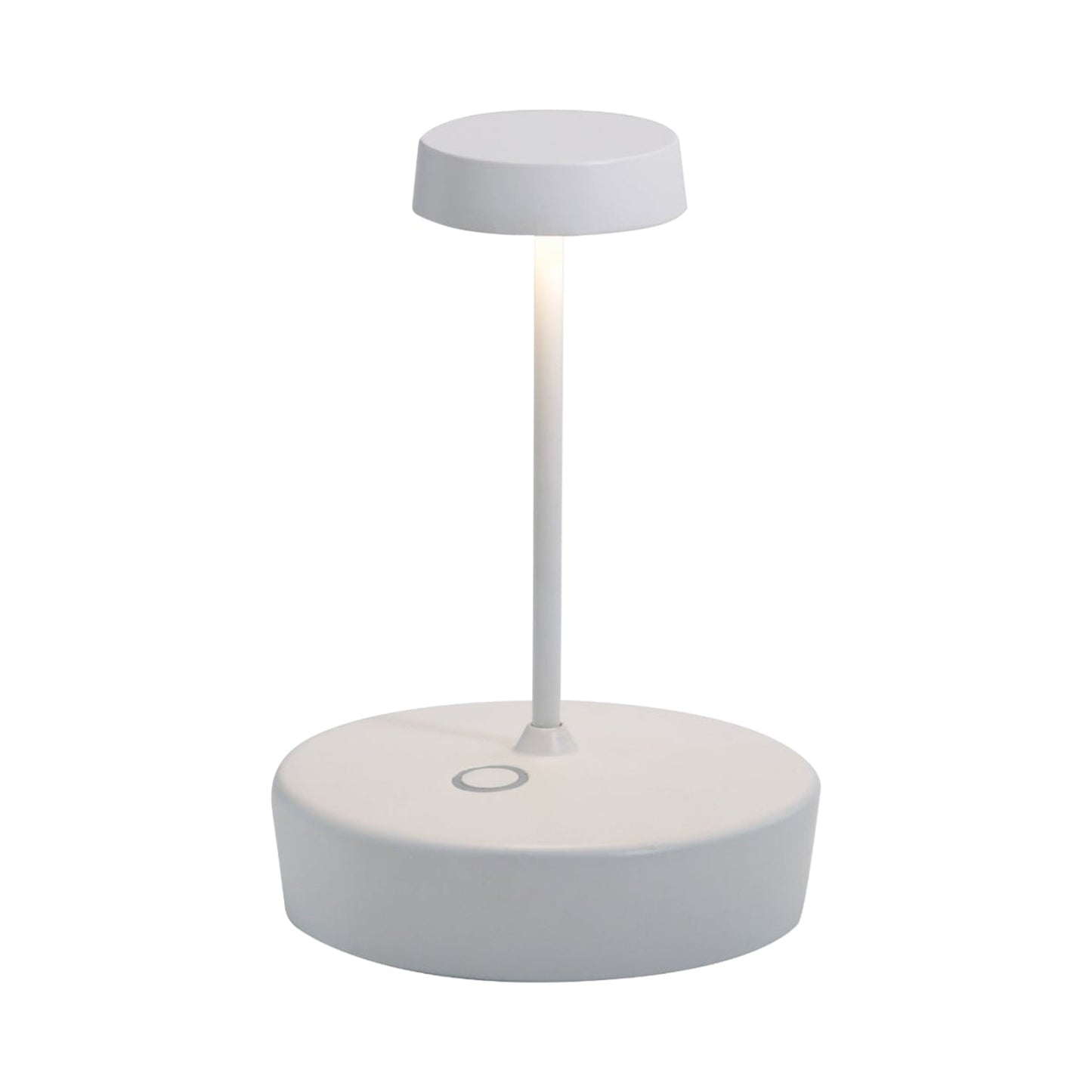 Swap Pro Mini Outdoor Rechargeable LED Table Lamp in White.
