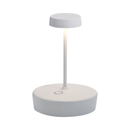 Swap Pro Mini Outdoor Rechargeable LED Table Lamp in White.