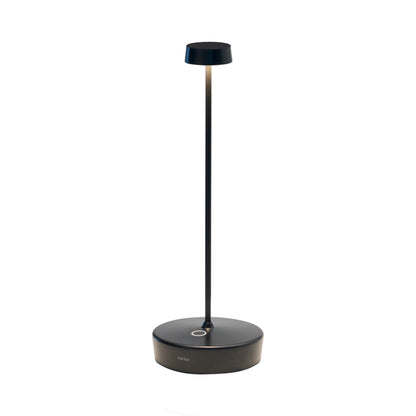 Swap Pro Outdoor Rechargeable LED Table Lamp in Black.