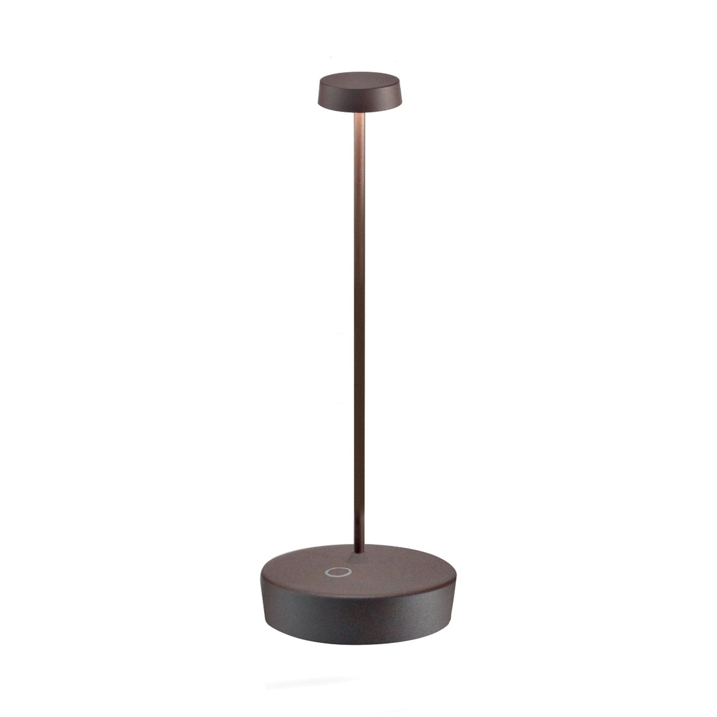 Swap Pro Outdoor Rechargeable LED Table Lamp in Rust.