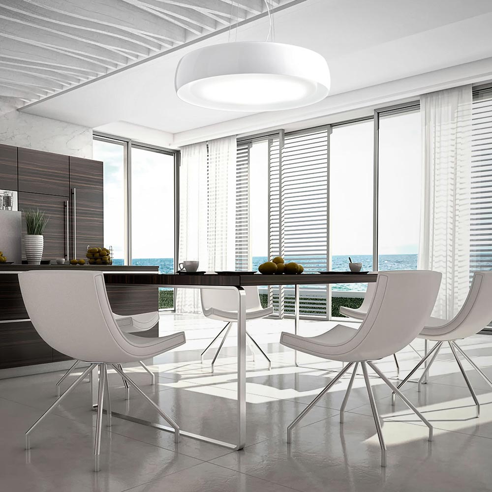 Treviso Pendant Light in dining room.