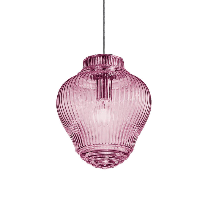 Bonnie & Clyde Pendant Light in Amethyst (Clyde Shape).