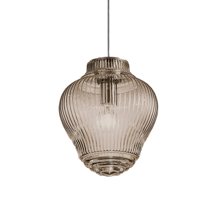 Bonnie & Clyde Pendant Light in Grey (Clyde Shape).