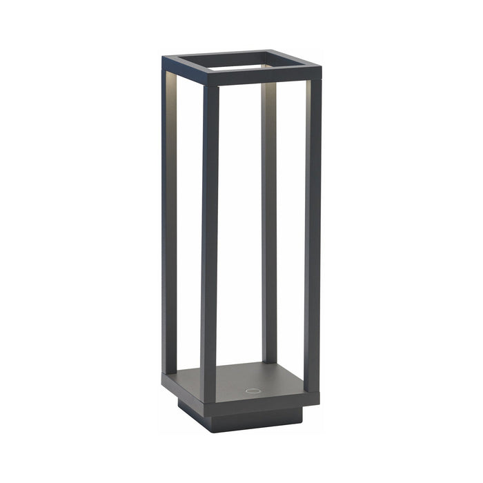 Home Outdoor LED Table Lamp in Dark Grey.