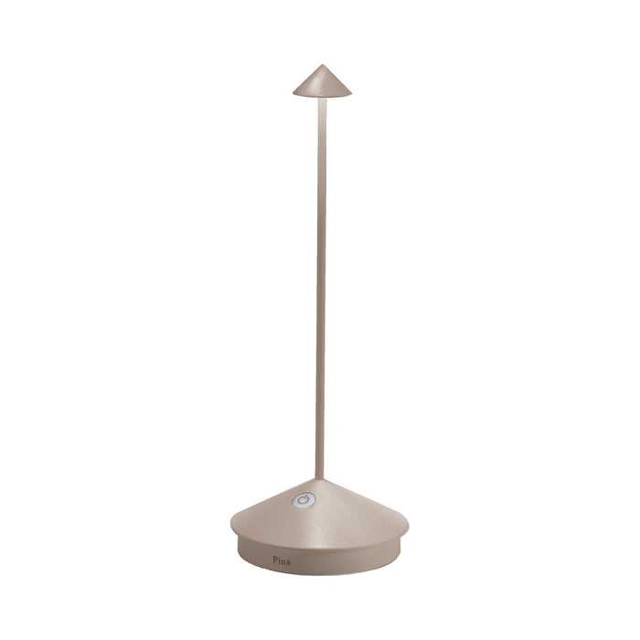 Pina Pro LED Table Lamp in Sand.