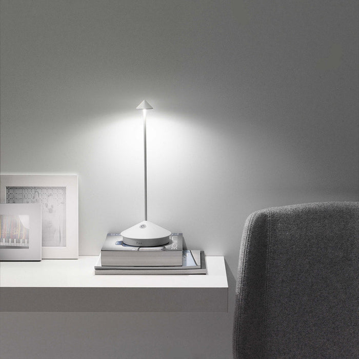 Pina Pro LED Table Lamp in living room.