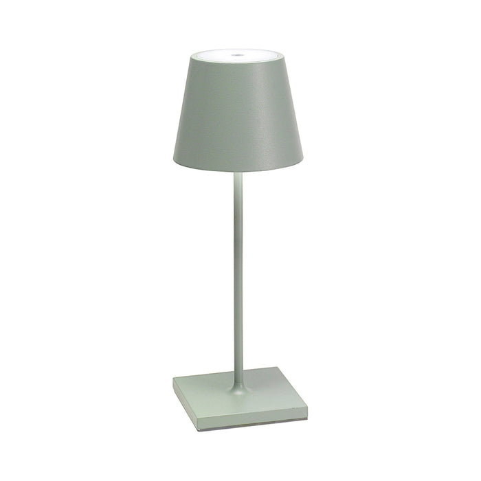 Poldina Mini LED Table Lamp in Sage.