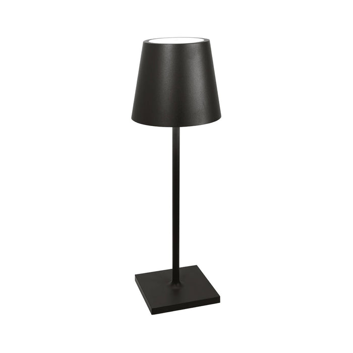 Poldina L LED Desk Lamp in Black.