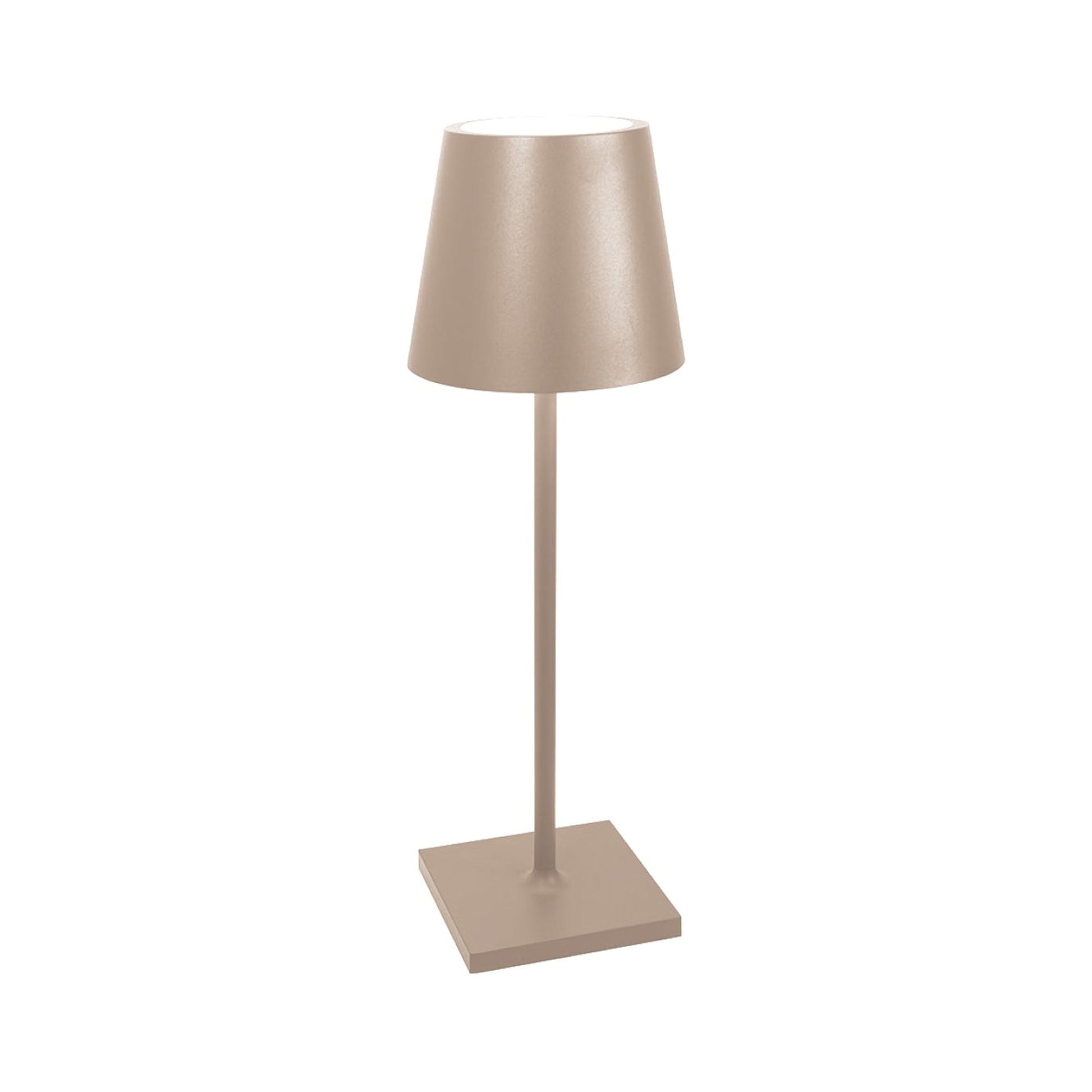 Poldina L LED Desk Lamp in Sand.