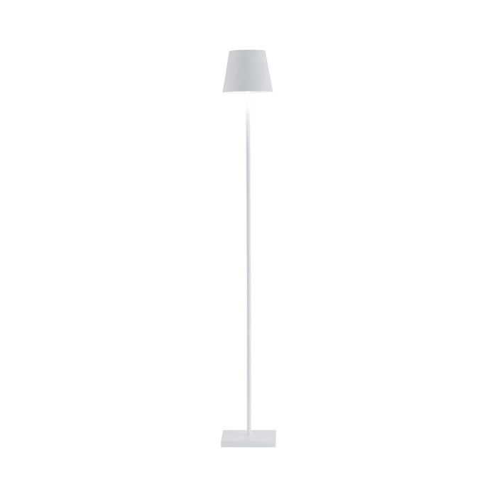 Poldina L LED Floor Lamp in White.