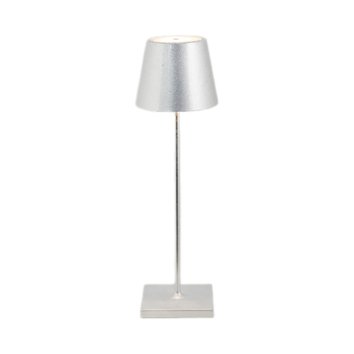 Poldina Pro LED Table Lamp in Silver Leaf (Large).