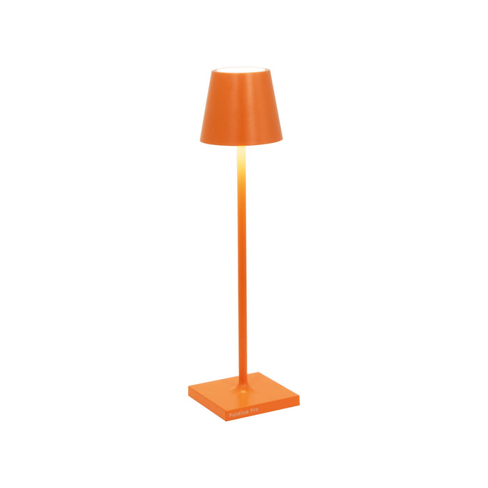 Poldina Pro LED Table Lamp in Light Orange (Small).